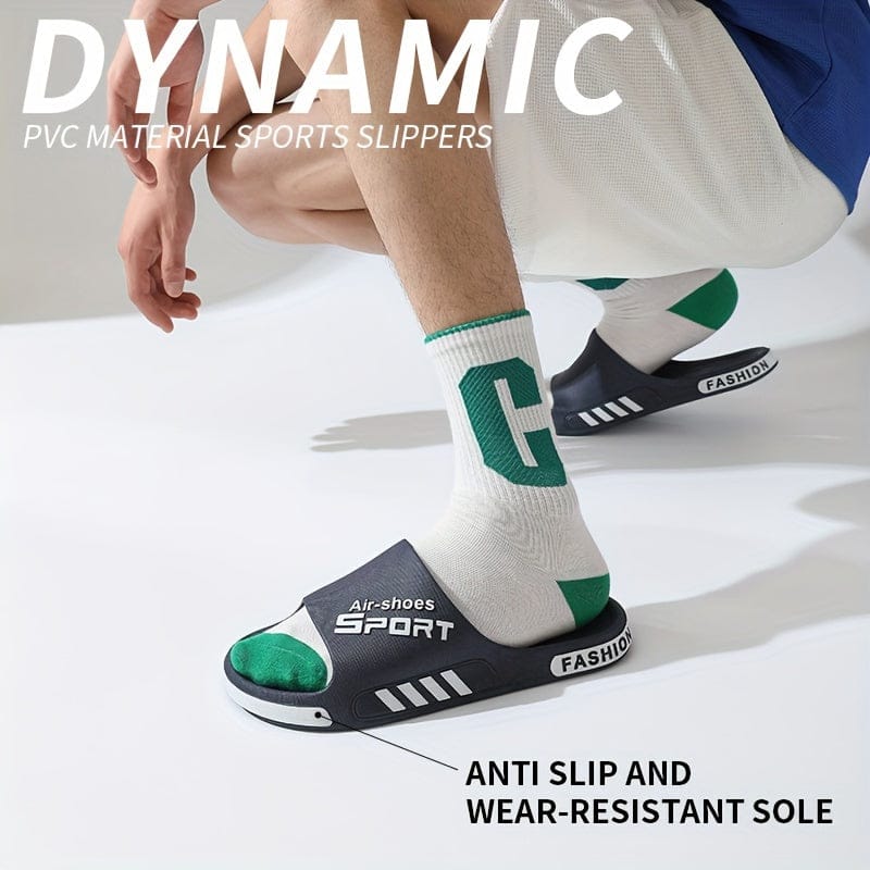Men's Casual Summer PVC Slippers - Non-Slip Men's Casual Summer PVC Slippers - Non-Slip