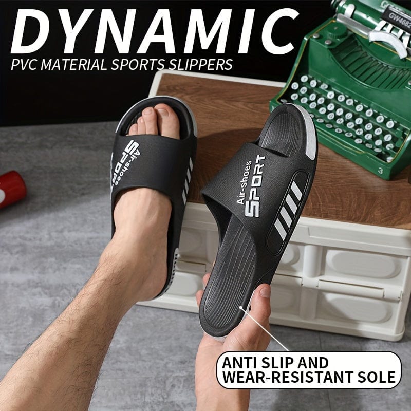 Men's Casual Summer PVC Slippers - Non-Slip Men's Casual Summer PVC Slippers - Non-Slip