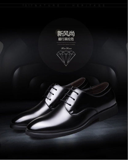 Men's Genuine Cowhide Leather Dress Shoes | Non-Slip Business Work Shoes Sizes 38–44 Men's Genuine Cowhide Leather Dress Shoes – Non-Slip Business & Work Shoes