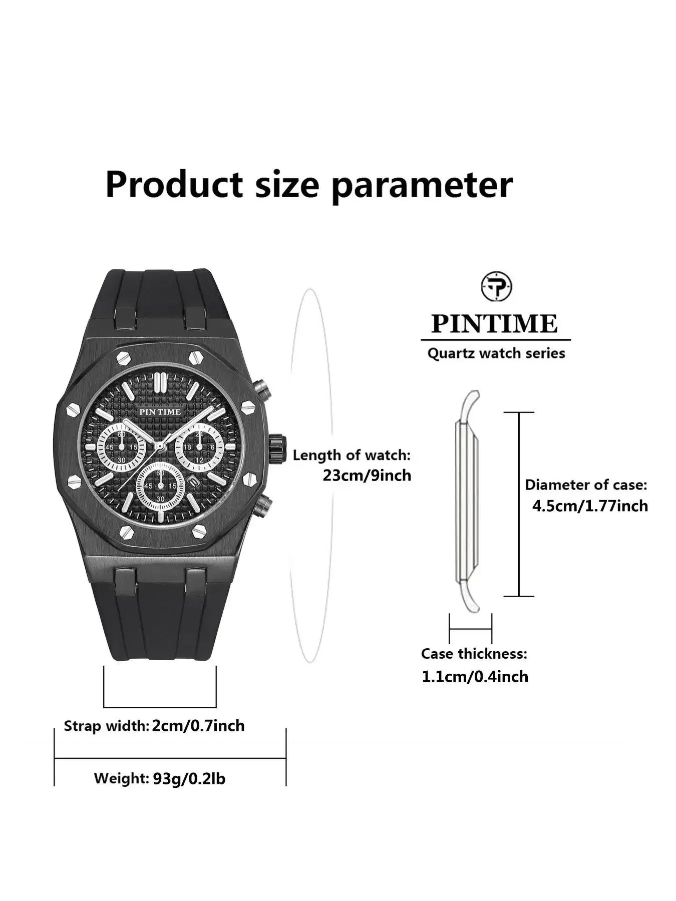 Men's Multi-Function Sports Watch | Waterproof 43mm Casual Dress Watch – 6 Colors Men's Multi-Function Sports Watch – Waterproof, 43mm Dial, 6 Color Options