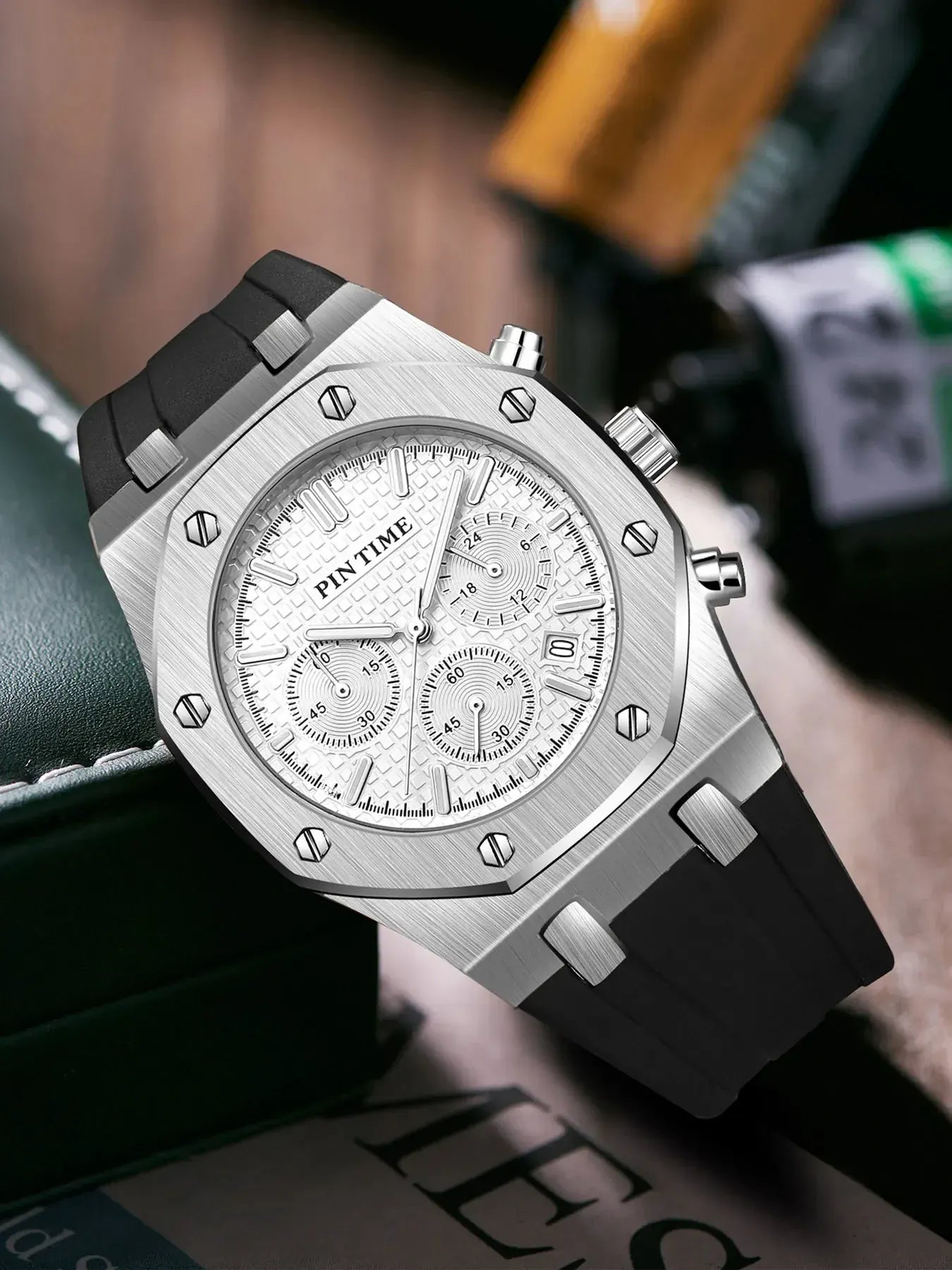 Men's Multi-Function Sports Watch | Waterproof 43mm Casual Dress Watch – 6 Colors Men's Multi-Function Sports Watch – Waterproof, 43mm Dial, 6 Color Options