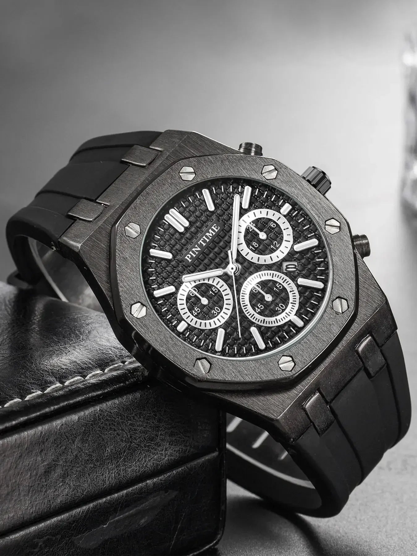 Men's Multi-Function Sports Watch | Waterproof 43mm Casual Dress Watch – 6 Colors Men's Multi-Function Sports Watch – Waterproof, 43mm Dial, 6 Color Options