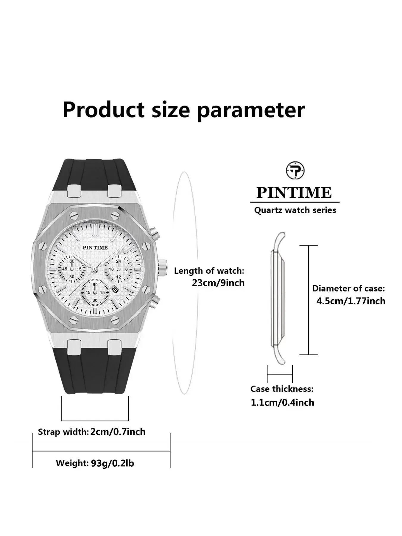 Men's Multi-Function Sports Watch | Waterproof 43mm Casual Dress Watch – 6 Colors Men's Multi-Function Sports Watch – Waterproof, 43mm Dial, 6 Color Options