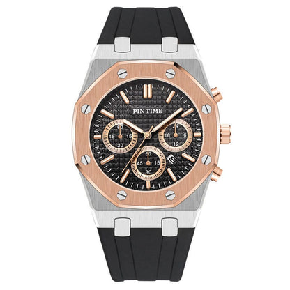 Men's Multi-Function Sports Watch | Waterproof 43mm Casual Dress Watch – 6 Colors Men's Multi-Function Sports Watch – Waterproof, 43mm Dial, 6 Color Options