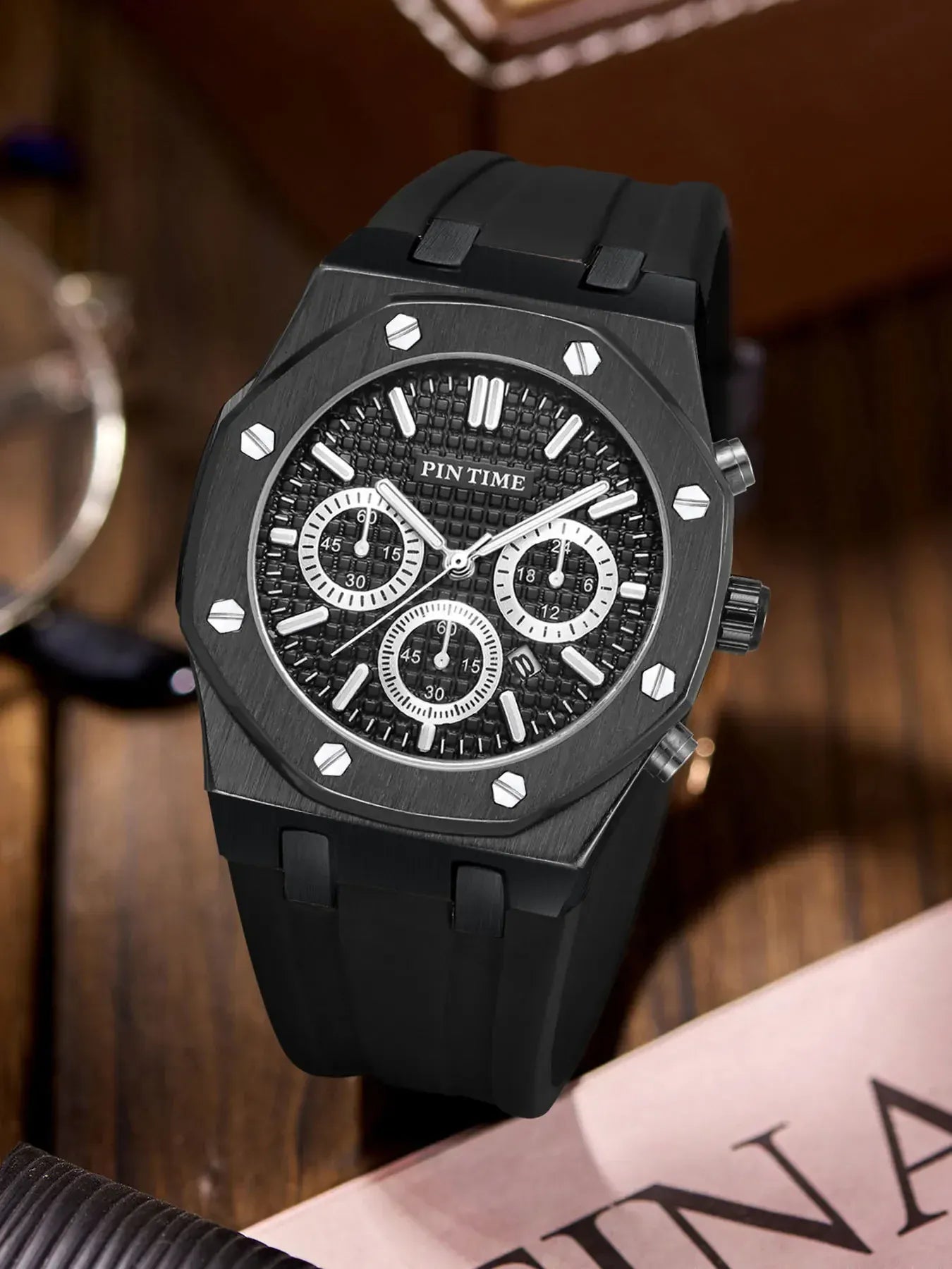 Men's Multi-Function Sports Watch | Waterproof 43mm Casual Dress Watch – 6 Colors Men's Multi-Function Sports Watch – Waterproof, 43mm Dial, 6 Color Options