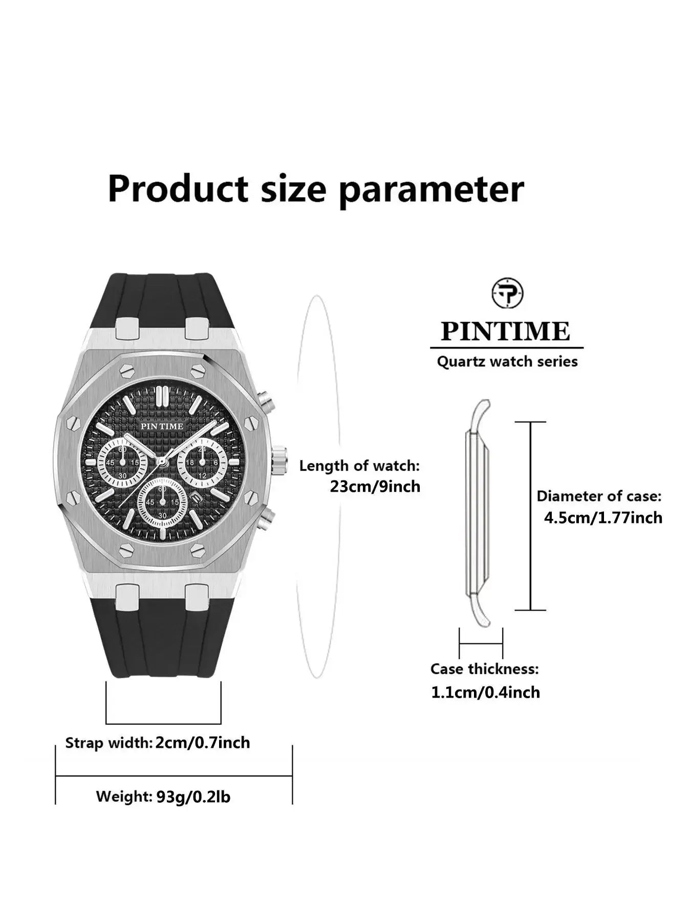 Men's Multi-Function Sports Watch | Waterproof 43mm Casual Dress Watch – 6 Colors Men's Multi-Function Sports Watch – Waterproof, 43mm Dial, 6 Color Options