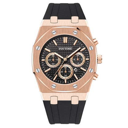 Men's Multi-Function Sports Watch | Waterproof 43mm Casual Dress Watch – 6 Colors Men's Multi-Function Sports Watch – Waterproof, 43mm Dial, 6 Color Options