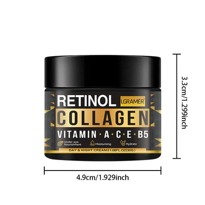 Men's Retinol Collagen Face Cream | Anti-Aging, Brightening & Hydration — Wahooly Men's Retinol Collagen Face Cream | Anti-Aging, Brightening & Deep Hydration | All Skin Types | 30g & 60g