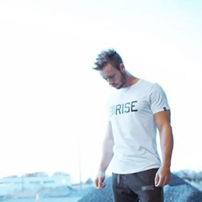 Men's Short Sleeve Muscle T-Shirt Casual Gym Fitness Workout Tee M-XXXL | Wahooly Men's Short Sleeve Muscle T-Shirt – Casual Gym Fitness Workout Tee for Daily Wear
