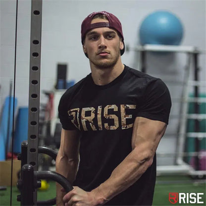 Men's Short Sleeve Muscle T-Shirt Casual Gym Fitness Workout Tee M-XXXL | Wahooly Men's Short Sleeve Muscle T-Shirt – Casual Gym Fitness Workout Tee for Daily Wear