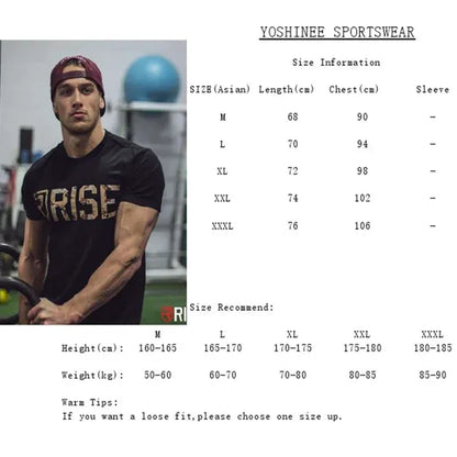 Men's Short Sleeve Muscle T-Shirt Casual Gym Fitness Workout Tee M-XXXL | Wahooly Men's Short Sleeve Muscle T-Shirt – Casual Gym Fitness Workout Tee for Daily Wear