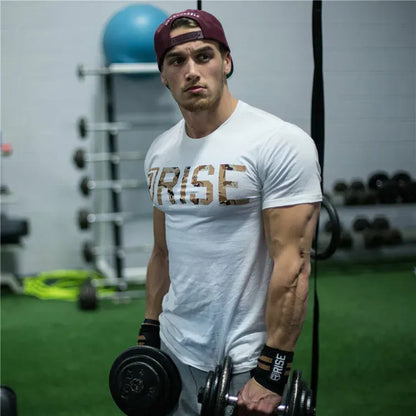 Men's Short Sleeve Muscle T-Shirt Casual Gym Fitness Workout Tee M-XXXL | Wahooly Men's Short Sleeve Muscle T-Shirt – Casual Gym Fitness Workout Tee for Daily Wear