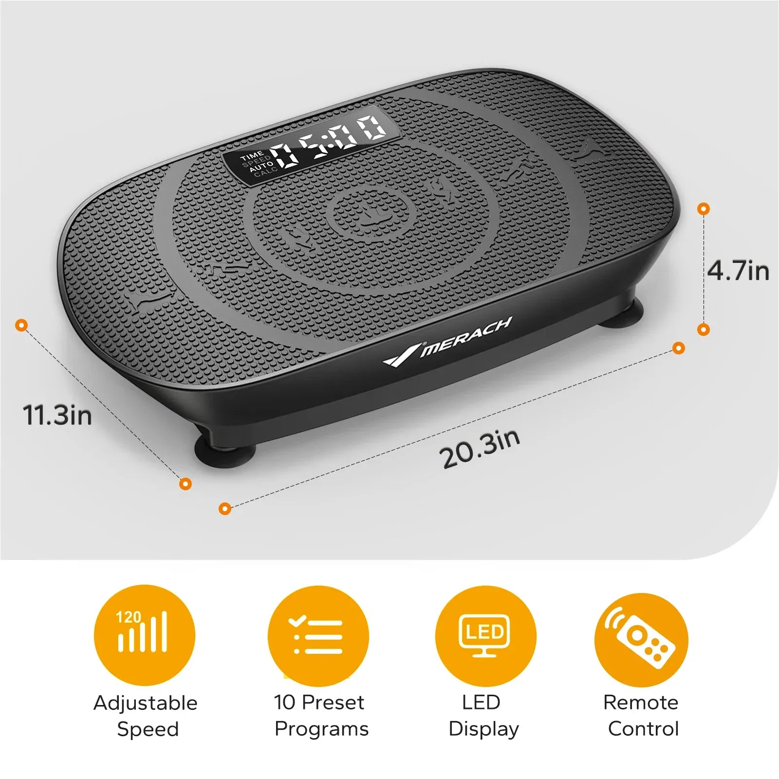 MERACH Vibration Plate Exercise Machine Whole Body Workout Power Vibrate Fitness Platform Vibration Plate Weight Loss & Shaping MERACH Vibration Plate Exercise Machine Whole Body Workout Power Vibrate Fitness Platform Vibration Plate Weight Loss & Shaping