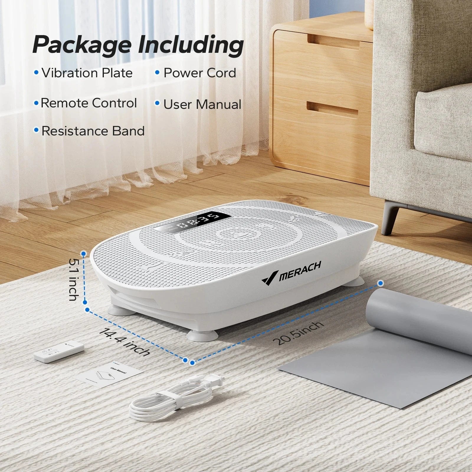 MERACH Vibration Plate Exercise Machine Whole Body Workout Power Vibrate Fitness Platform Vibration Plate Weight Loss & Shaping MERACH Vibration Plate Exercise Machine Whole Body Workout Power Vibrate Fitness Platform Vibration Plate Weight Loss & Shaping