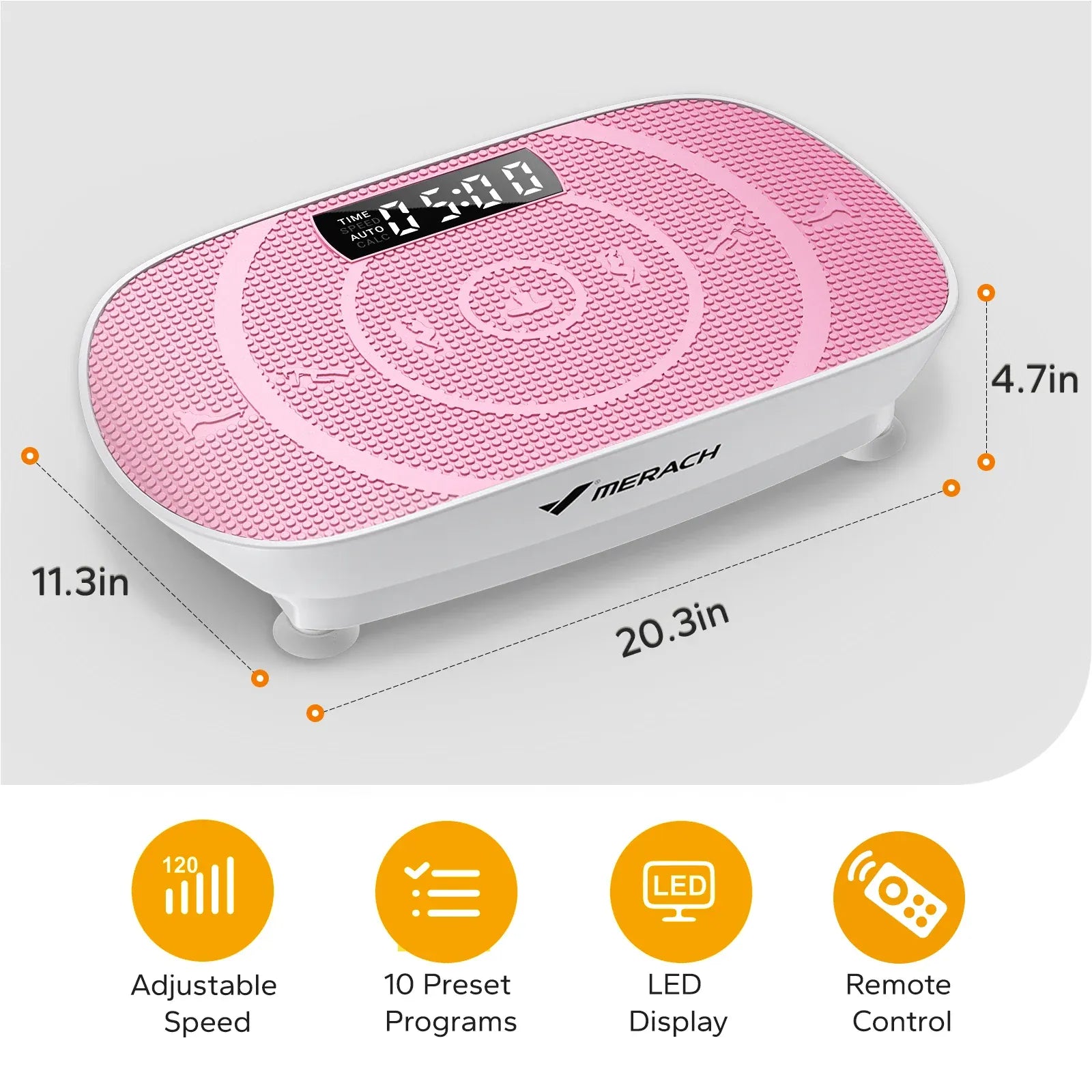 MERACH Vibration Plate Exercise Machine Whole Body Workout Power Vibrate Fitness Platform Vibration Plate Weight Loss & Shaping MERACH Vibration Plate Exercise Machine Whole Body Workout Power Vibrate Fitness Platform Vibration Plate Weight Loss & Shaping