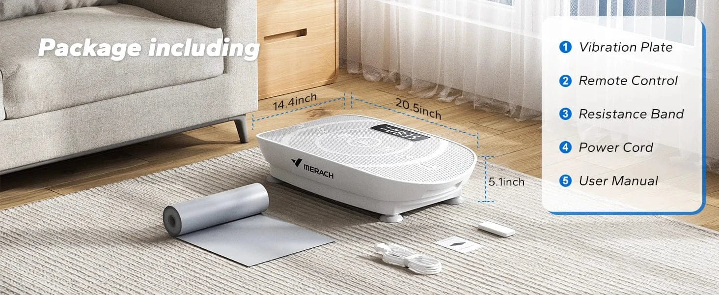 MERACH Vibration Plate Exercise Machine Whole Body Workout Power Vibrate Fitness Platform Vibration Plate Weight Loss & Shaping MERACH Vibration Plate Exercise Machine Whole Body Workout Power Vibrate Fitness Platform Vibration Plate Weight Loss & Shaping