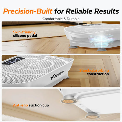 MERACH Vibration Plate Exercise Machine Whole Body Workout Power Vibrate Fitness Platform Vibration Plate Weight Loss & Shaping MERACH Vibration Plate Exercise Machine Whole Body Workout Power Vibrate Fitness Platform Vibration Plate Weight Loss & Shaping