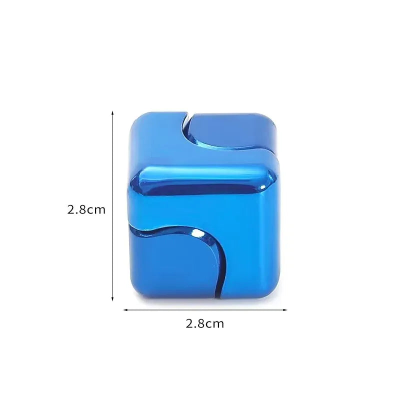 Metal Cube Spinner Fidget Toy - Premium 3D Puzzle for Stress Relief Metal Cube Spinner Fidget Toy - Premium 3D Puzzle Gyro for Stress Relief & Focus
