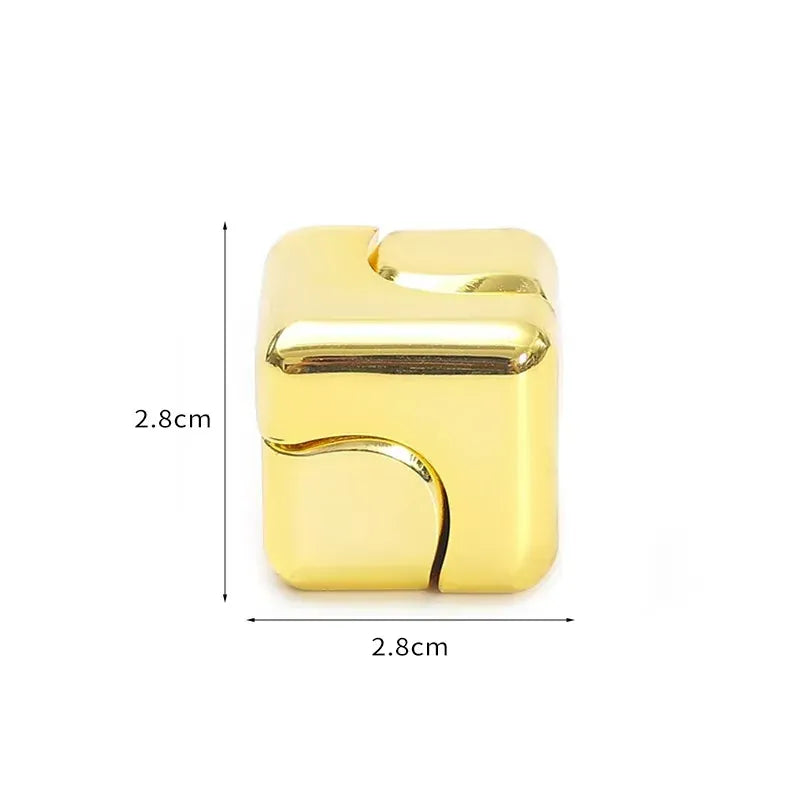 Metal Cube Spinner Fidget Toy - Premium 3D Puzzle for Stress Relief Metal Cube Spinner Fidget Toy - Premium 3D Puzzle Gyro for Stress Relief & Focus