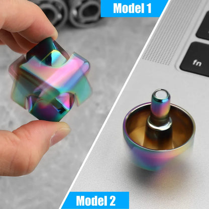 Metal Cube Spinner Fidget Toy - Premium 3D Puzzle for Stress Relief Metal Cube Spinner Fidget Toy - Premium 3D Puzzle Gyro for Stress Relief & Focus