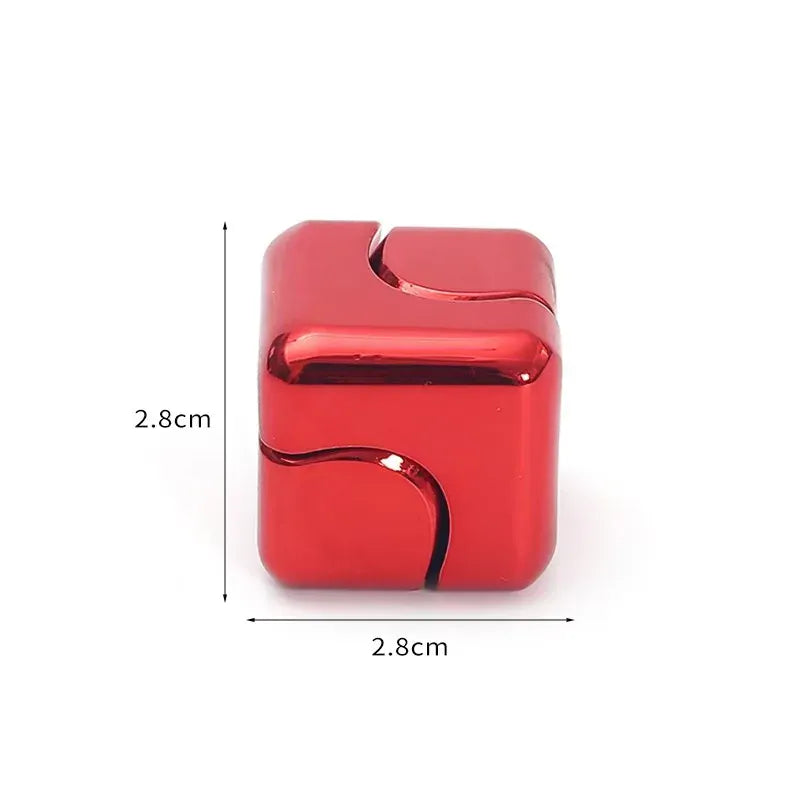 Metal Cube Spinner Fidget Toy - Premium 3D Puzzle for Stress Relief Metal Cube Spinner Fidget Toy - Premium 3D Puzzle Gyro for Stress Relief & Focus