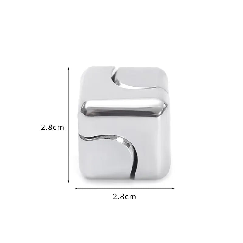 Metal Cube Spinner Fidget Toy - Premium 3D Puzzle for Stress Relief Metal Cube Spinner Fidget Toy - Premium 3D Puzzle Gyro for Stress Relief & Focus