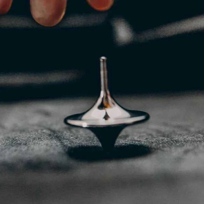 Metal Gyro Hot Movie Totem Silver Hand Spinning Top Fingertips Small Cyclone Gyroscope Antistress Fidget Toys For Children Gifts Metal Gyro Hot Movie Totem Silver Hand Spinning Top Fingertips Small Cyclone Gyroscope Antistress Fidget Toys For Children Gifts