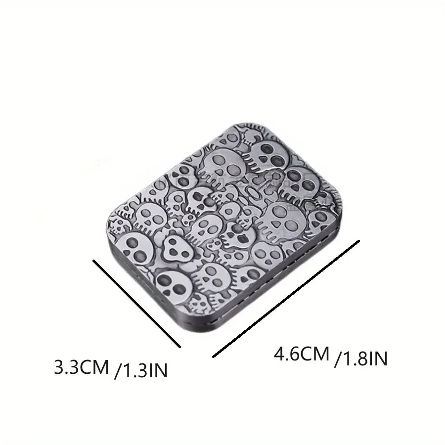 Metal Haptic Coin Fidget Slider | Poker Card Push Desk Toy Metal Haptic Coin Fidget Slider | Poker Card Push Desk Toy