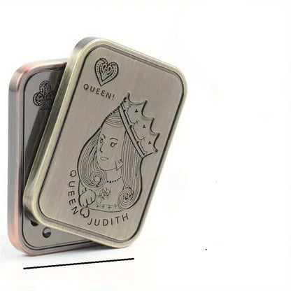 Metal Haptic Coin Fidget Slider | Poker Card Push Desk Toy Metal Haptic Coin Fidget Slider | Poker Card Push Desk Toy