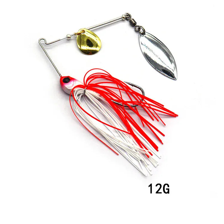 Metal Spinner Spoon Wobbler Lure 12g 17g Pike Bass – Wahooly Metal Spinner Spoon Wobbler Lure – 12g & 17g Spinnerbait for Pike & Bass