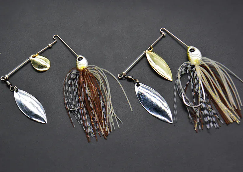 Metal Spinner Spoon Wobbler Lure 12g 17g Pike Bass – Wahooly Metal Spinner Spoon Wobbler Lure – 12g & 17g Spinnerbait for Pike & Bass