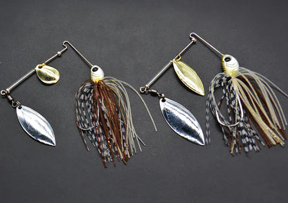 Metal Spinner Spoon Wobbler Lure 12g 17g Pike Bass – Wahooly Metal Spinner Spoon Wobbler Lure – 12g & 17g Spinnerbait for Pike & Bass