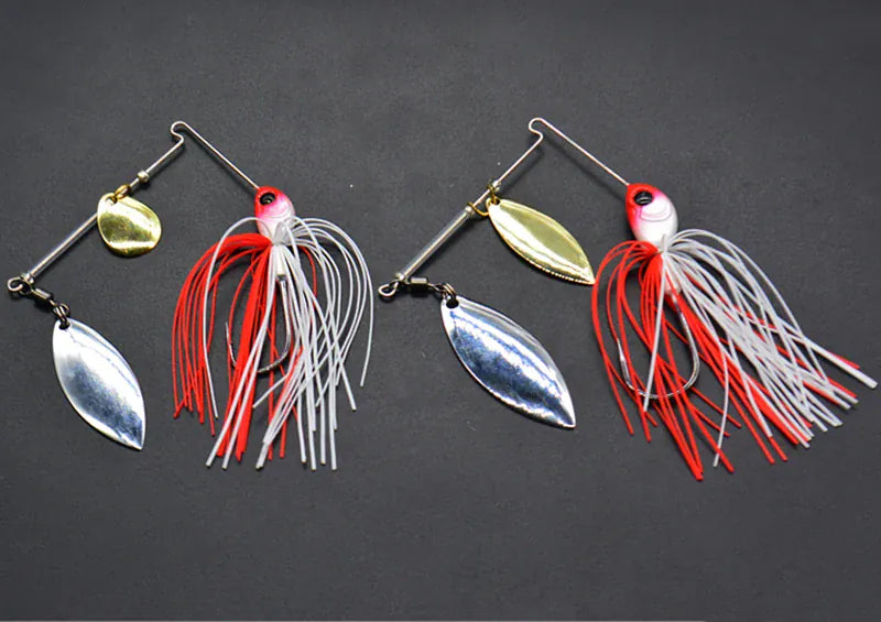 Metal Spinner Spoon Wobbler Lure 12g 17g Pike Bass – Wahooly Metal Spinner Spoon Wobbler Lure – 12g & 17g Spinnerbait for Pike & Bass