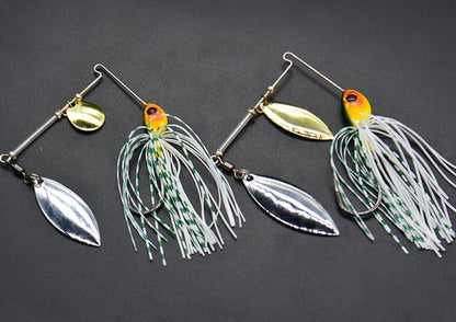Metal Spinner Spoon Wobbler Lure 12g 17g Pike Bass – Wahooly Metal Spinner Spoon Wobbler Lure – 12g & 17g Spinnerbait for Pike & Bass