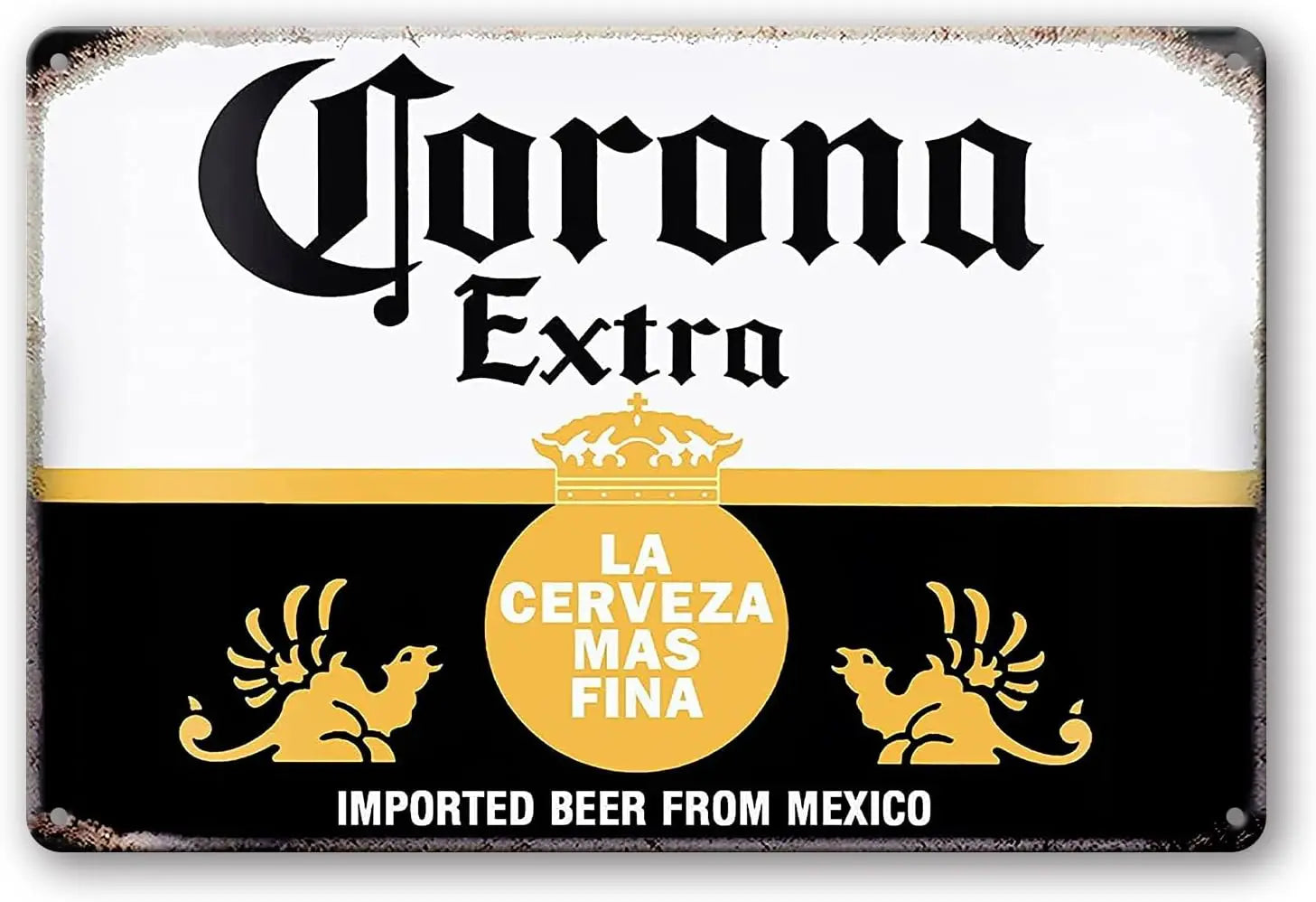 Vintage Beer Metal Sign - Retro Tin Poster Bar Pub Décor | Wahooly Metal Tin Poster Beer Metal Sign Decorative Plaque Retro Plate Wall Decor Bar Pub Club Man Cave Dad's Garage Workshop Poster