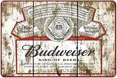 Vintage Beer Metal Sign - Retro Tin Poster Bar Pub Décor | Wahooly Metal Tin Poster Beer Metal Sign Decorative Plaque Retro Plate Wall Decor Bar Pub Club Man Cave Dad's Garage Workshop Poster