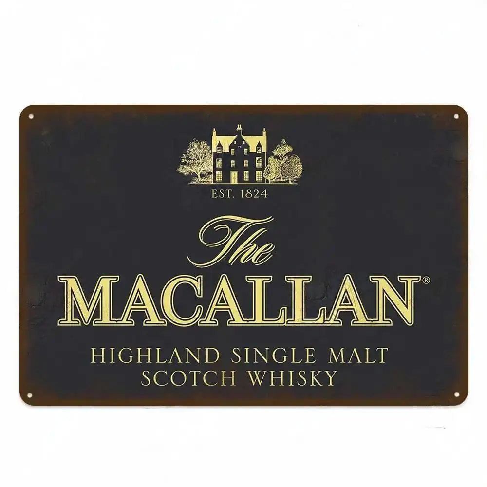 Vintage Beer Metal Sign - Retro Tin Poster Bar Pub Décor | Wahooly Metal Tin Poster Beer Metal Sign Decorative Plaque Retro Plate Wall Decor Bar Pub Club Man Cave Dad's Garage Workshop Poster