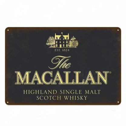 Vintage Beer Metal Sign - Retro Tin Poster Bar Pub Décor | Wahooly Metal Tin Poster Beer Metal Sign Decorative Plaque Retro Plate Wall Decor Bar Pub Club Man Cave Dad's Garage Workshop Poster