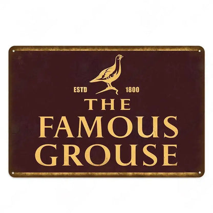 Vintage Beer Metal Sign - Retro Tin Poster Bar Pub Décor | Wahooly Metal Tin Poster Beer Metal Sign Decorative Plaque Retro Plate Wall Decor Bar Pub Club Man Cave Dad's Garage Workshop Poster