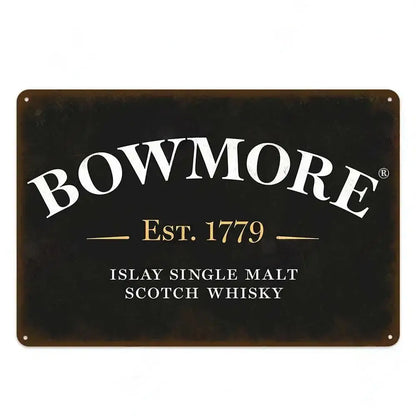 Vintage Beer Metal Sign - Retro Tin Poster Bar Pub Décor | Wahooly Metal Tin Poster Beer Metal Sign Decorative Plaque Retro Plate Wall Decor Bar Pub Club Man Cave Dad's Garage Workshop Poster