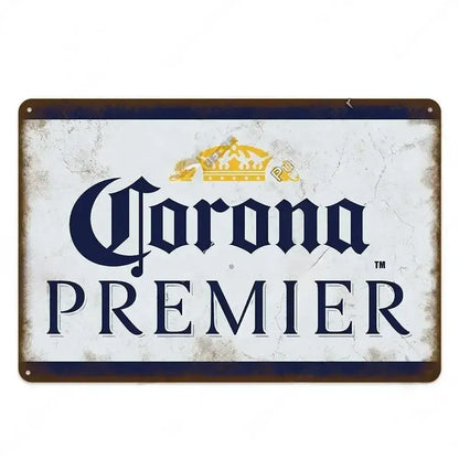 Vintage Beer Metal Sign - Retro Tin Poster Bar Pub Décor | Wahooly Metal Tin Poster Beer Metal Sign Decorative Plaque Retro Plate Wall Decor Bar Pub Club Man Cave Dad's Garage Workshop Poster