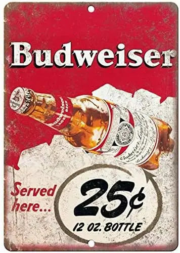 Vintage Beer Metal Sign - Retro Tin Poster Bar Pub Décor | Wahooly Metal Tin Poster Beer Metal Sign Decorative Plaque Retro Plate Wall Decor Bar Pub Club Man Cave Dad's Garage Workshop Poster