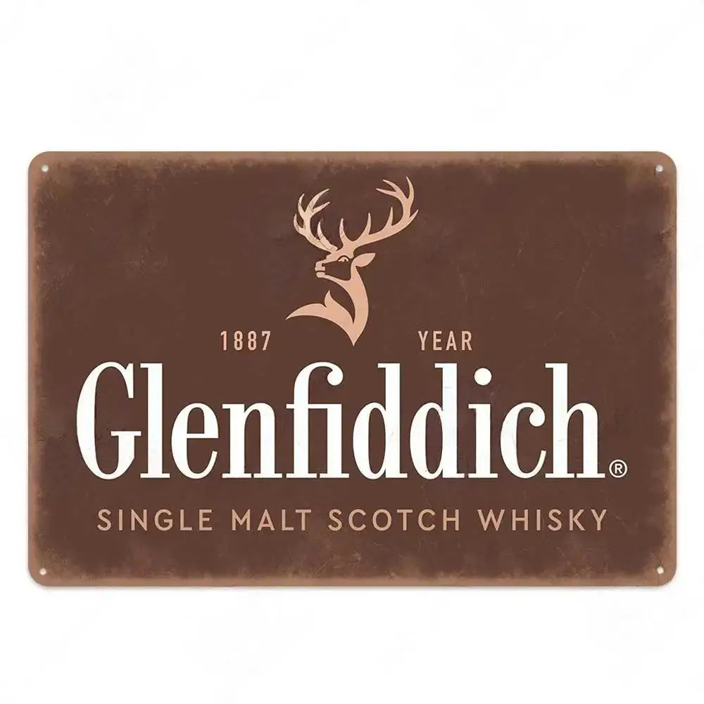 Vintage Beer Metal Sign - Retro Tin Poster Bar Pub Décor | Wahooly Metal Tin Poster Beer Metal Sign Decorative Plaque Retro Plate Wall Decor Bar Pub Club Man Cave Dad's Garage Workshop Poster