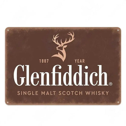 Vintage Beer Metal Sign - Retro Tin Poster Bar Pub Décor | Wahooly Metal Tin Poster Beer Metal Sign Decorative Plaque Retro Plate Wall Decor Bar Pub Club Man Cave Dad's Garage Workshop Poster