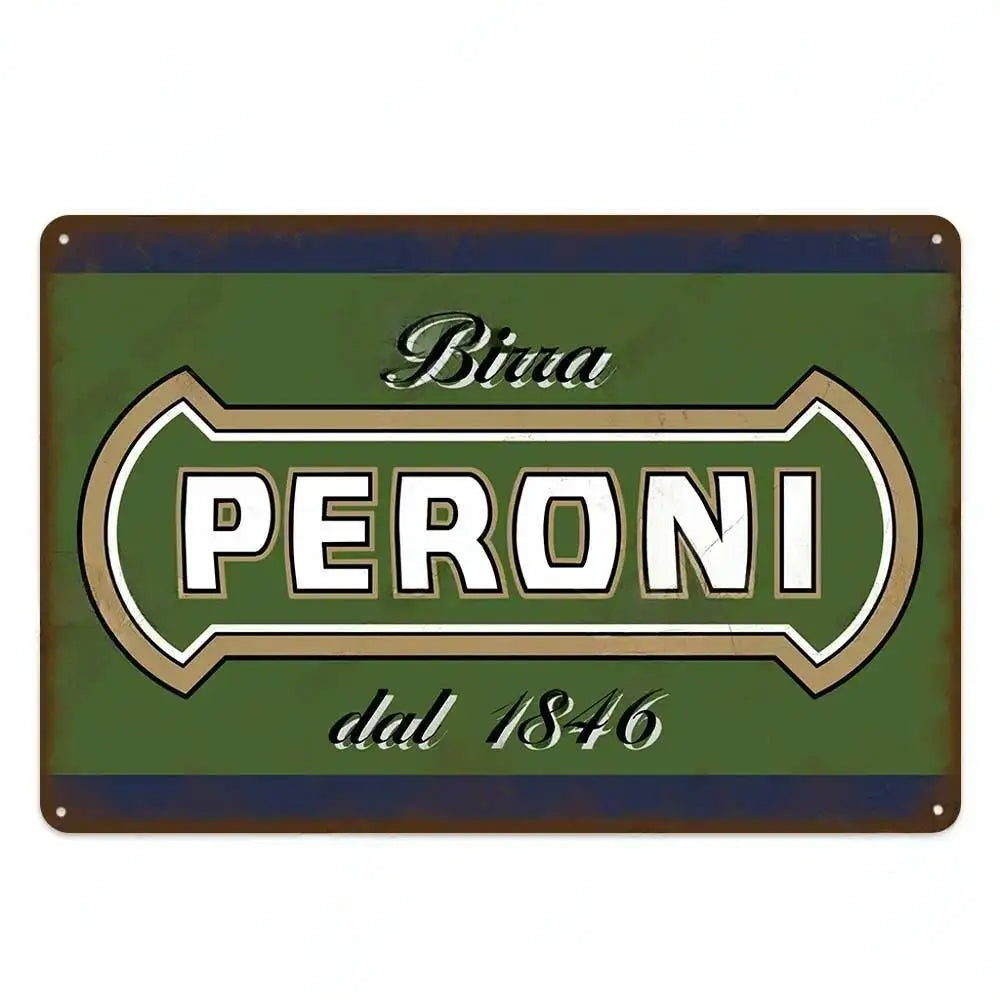 Vintage Beer Metal Sign - Retro Tin Poster Bar Pub Décor | Wahooly Metal Tin Poster Beer Metal Sign Decorative Plaque Retro Plate Wall Decor Bar Pub Club Man Cave Dad's Garage Workshop Poster