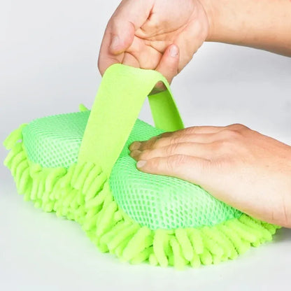 Microfiber Car Wash Sponge & Detailing Glove | Scratch-Free Cleaning | Cars, SUVs & Trucks Microfiber Car Wash Sponge & Detailing Glove — Scratch-Free Cleaning for Cars, SUVs & Trucks