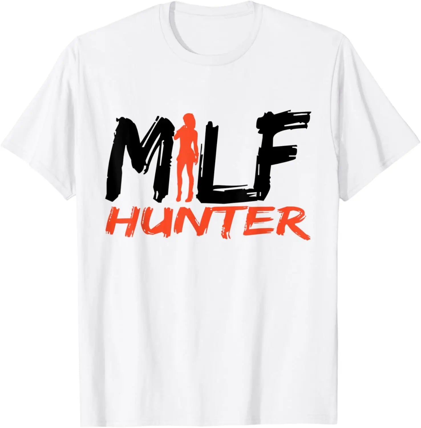 MILF Hunter Funny Adult Humor Graphic T-Shirt Men's Gag Gift Tee XS-XXXL | Wahooly "MILF Hunter" Funny Adult Humor Graphic T-Shirt for Men – Bold Joke Tee, Great Gag Gift