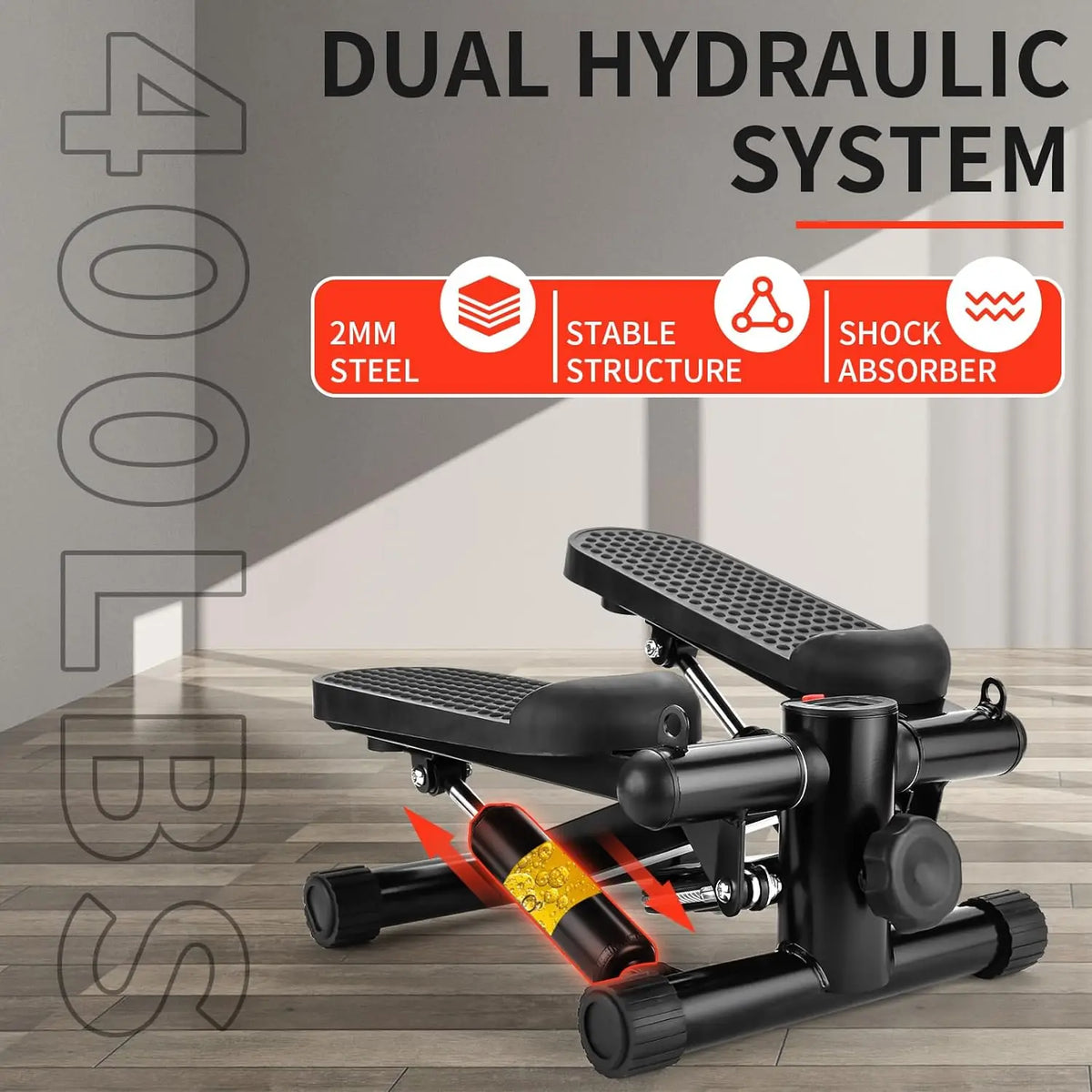 Mini Exercise Stepper with Hydraulic Cylinder Mini Exercise Stepper with Hydraulic Cylinder