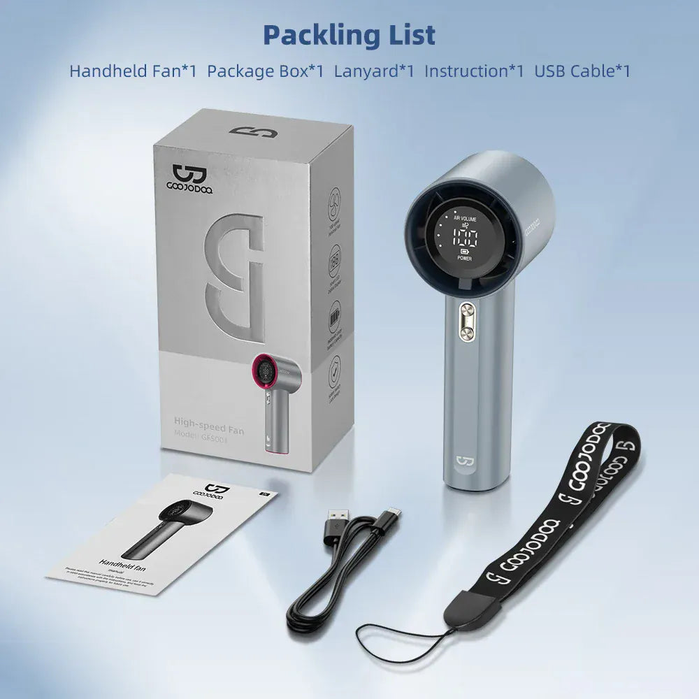 Mini Fan Rechargeable Electric Fan Digital Display Mini Fan Rechargeable Electric Fan Digital Display