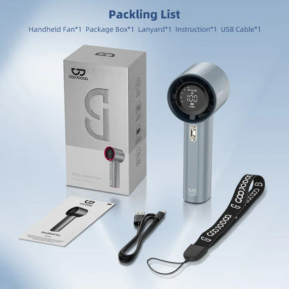 Mini Fan Rechargeable Electric Fan Digital Display Mini Fan Rechargeable Electric Fan Digital Display